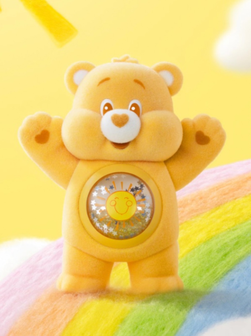 FUNSHINE BEAR
Pop Mart x Care Bears Colorful Hugs Series Figure